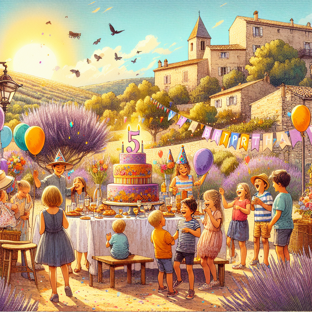Anniversaire 5 ans aux Septèmes-les-Vallons