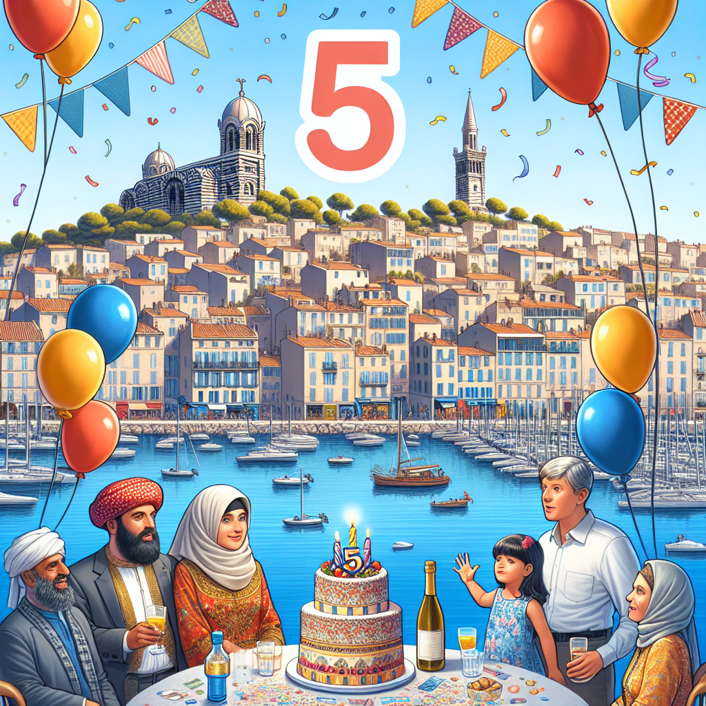 Anniversaire 5 ans à Marseille 6e arrondissement