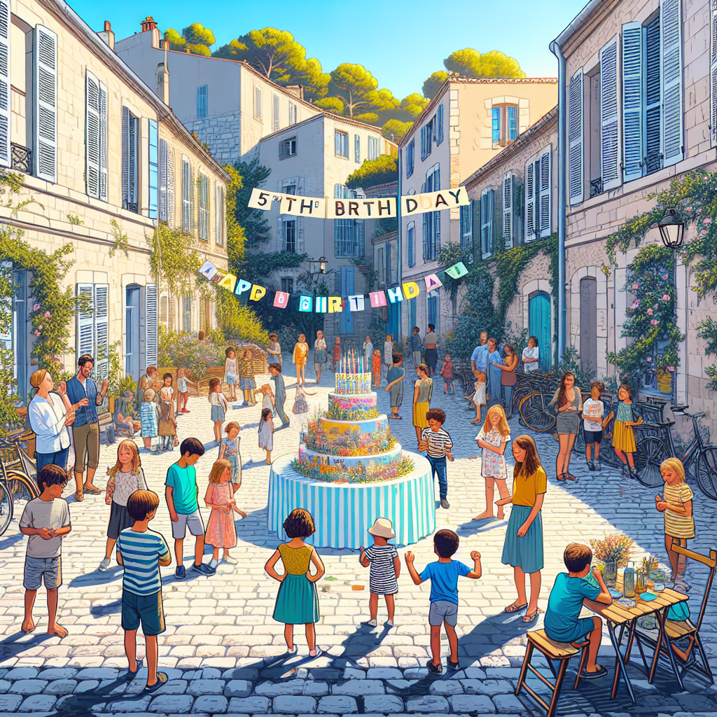 Anniversaire 5 ans à Marseille Montolivet