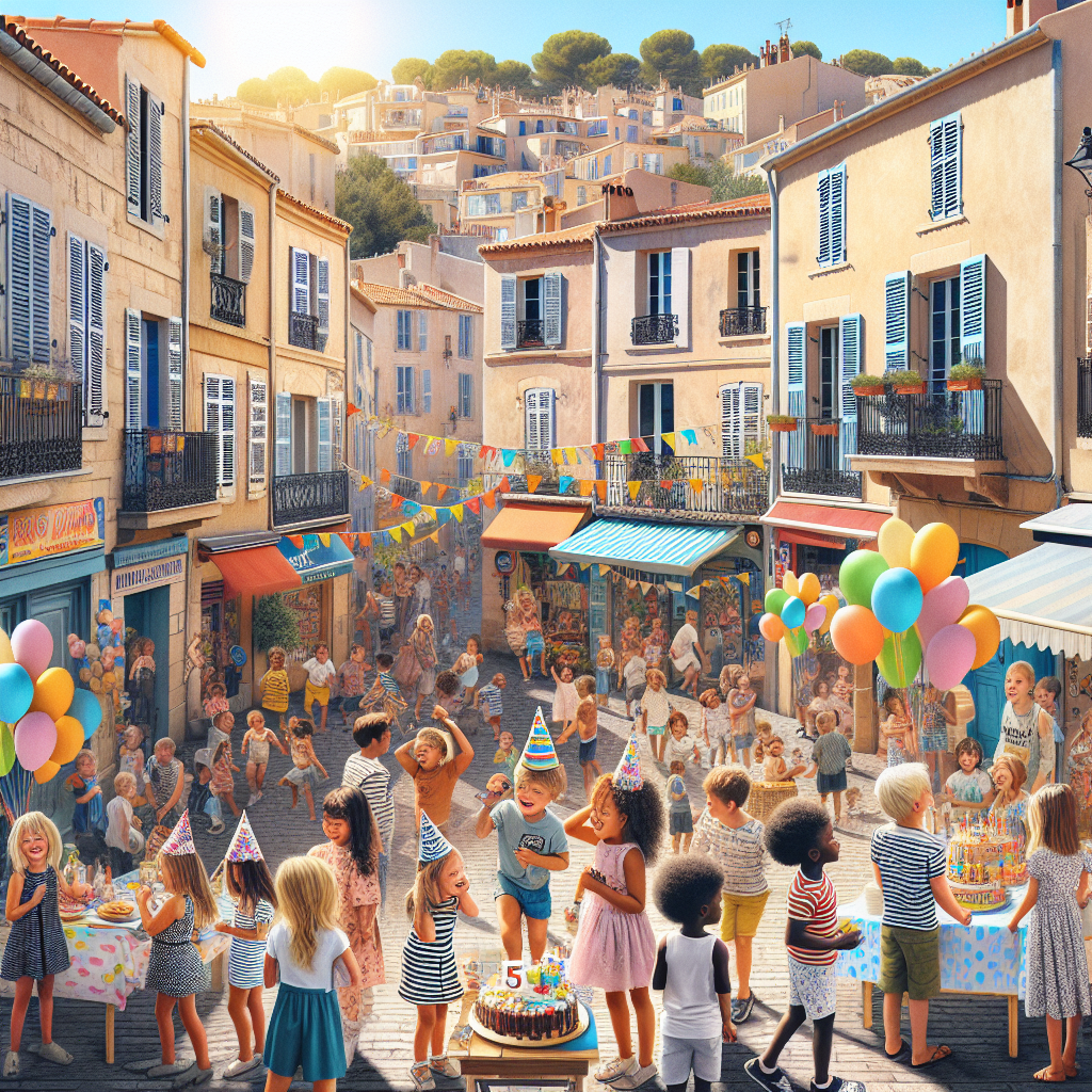 Anniversaire 5 ans à Marseille Saint-Marcel