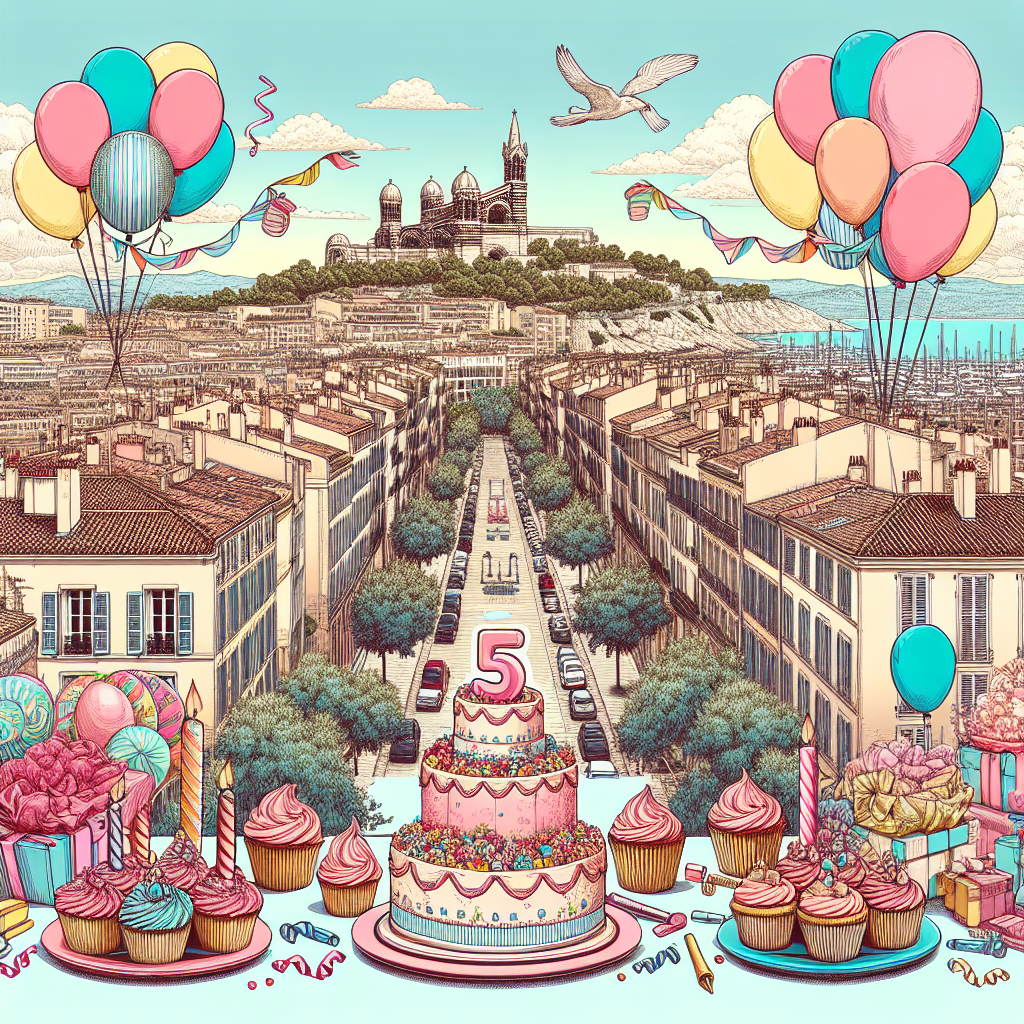 Anniversaire 5 ans à Marseille Valentine