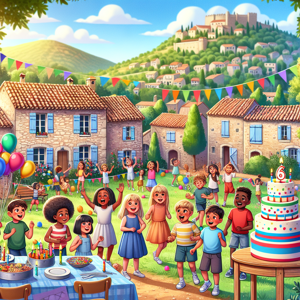 Anniversaire 6 ans à Belcodène