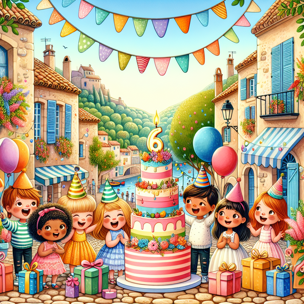 Anniversaire 6 ans à Cadolive
