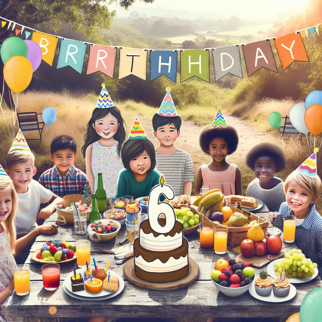 Anniversaire 6 ans à La Destrousse