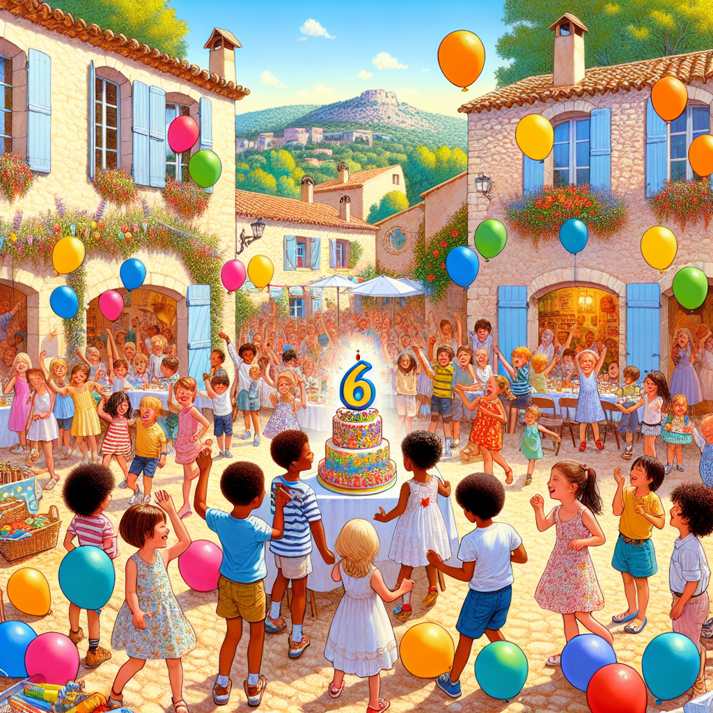 Anniversaire 6 ans à Roquefort-la-Bédoule