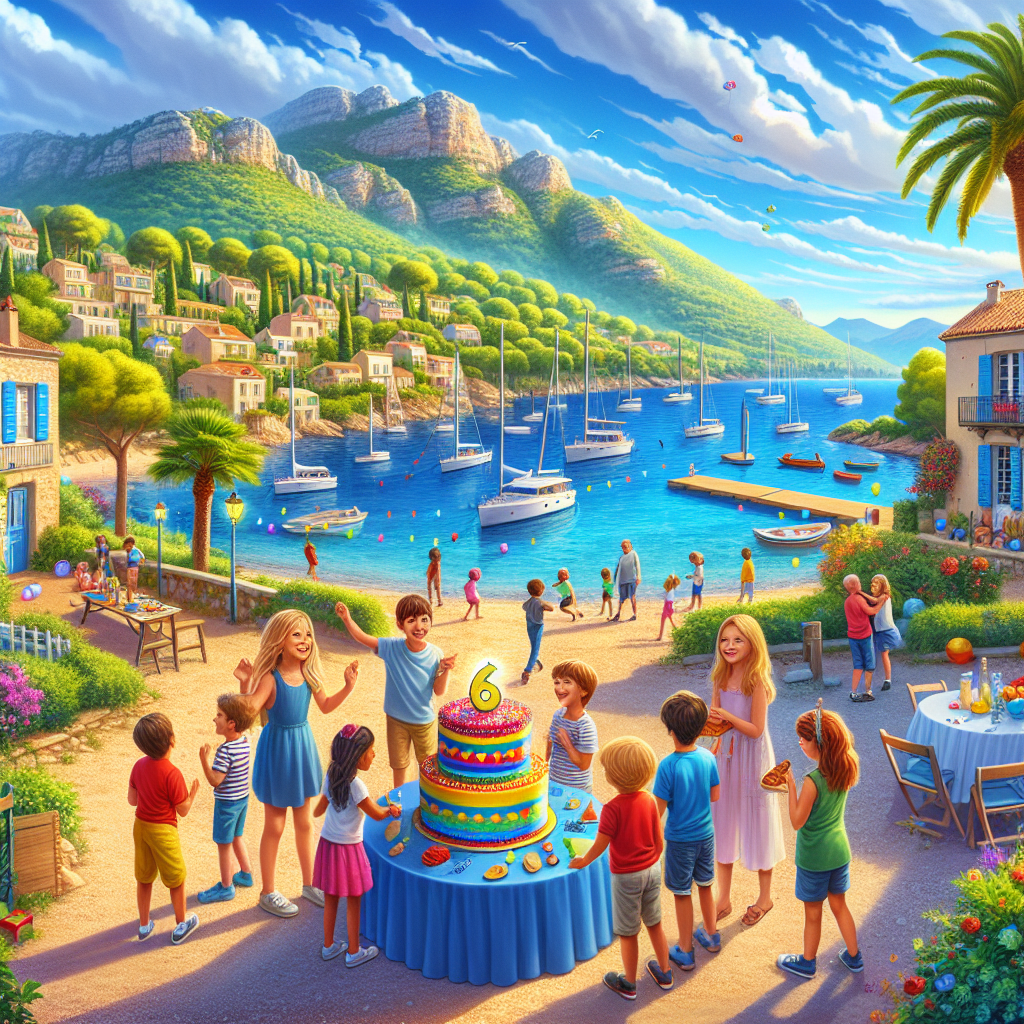 Anniversaire 6 ans à Saint-Cyr-sur-Mer